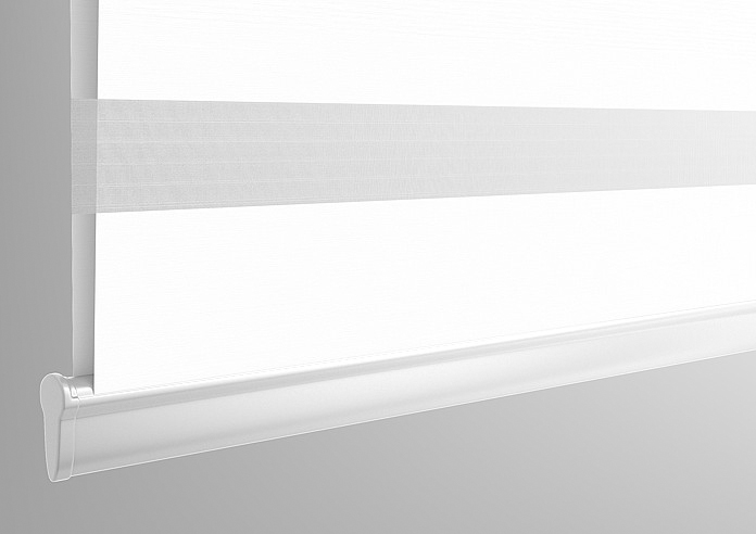 Shine, Silk White  - Day Night Blind - Image 4